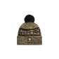 Pittsburgh Steelers 2025 Sideline Cold Weather Kids Pom Knit Hat