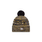 Pittsburgh Steelers 2025 Sideline Cold Weather Kids Pom Knit Hat