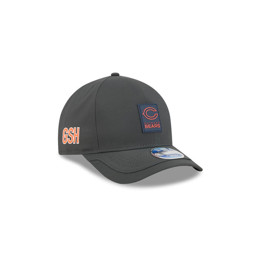 Chicago Bears 2025 Sideline Cold Weather Steel Clouds Kids 9FORTY M-Crown Snapback Hat - New Era Cap