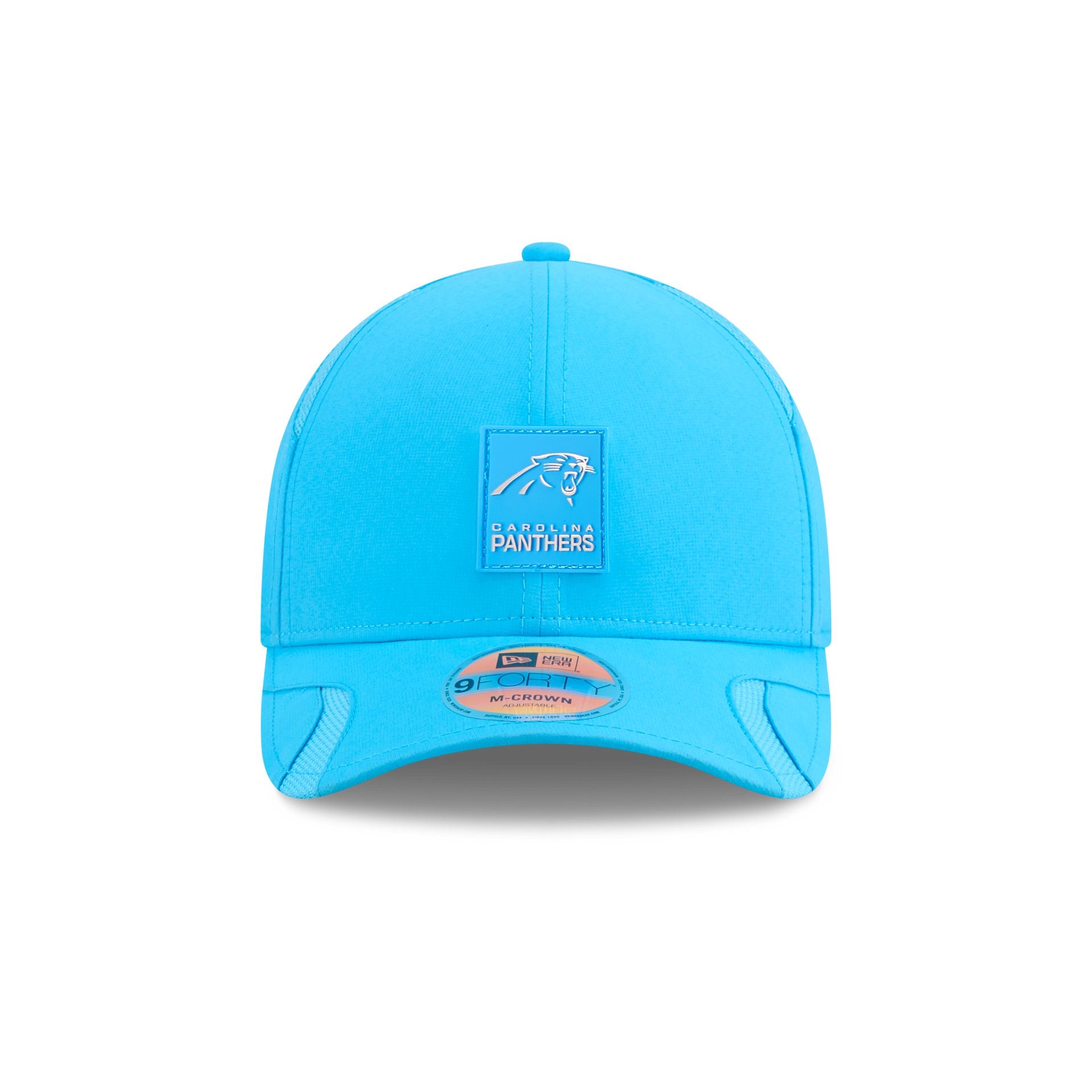 Carolina Panthers 2025 Sideline Hot Weather 9FORTY M-Crown Snapback Hat