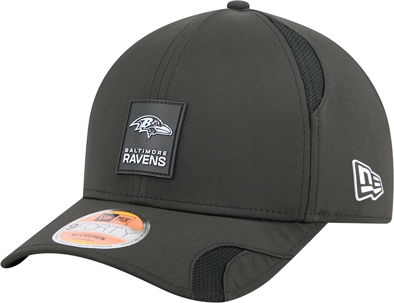 Baltimore Ravens 2025 Sideline Hot Weather 9FORTY M-Crown Snapback Hat