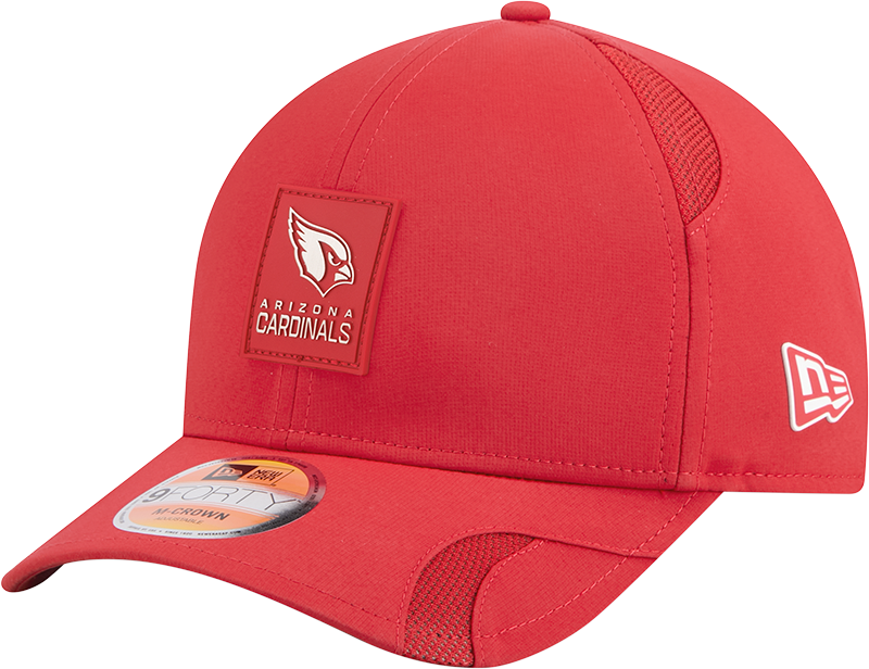 Arizona Cardinals 2025 Sideline Hot Weather 9FORTY M-Crown Snapback Hat