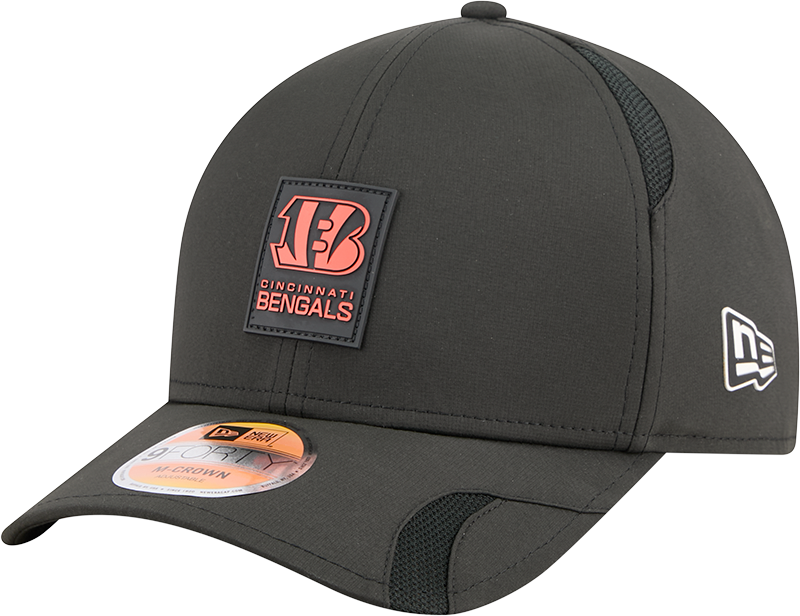 Cincinnati Bengals 2025 Sideline Hot Weather 9FORTY M-Crown Snapback Hat