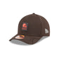 Cleveland Browns 2025 Sideline Hot Weather 9FORTY M-Crown Snapback Hat