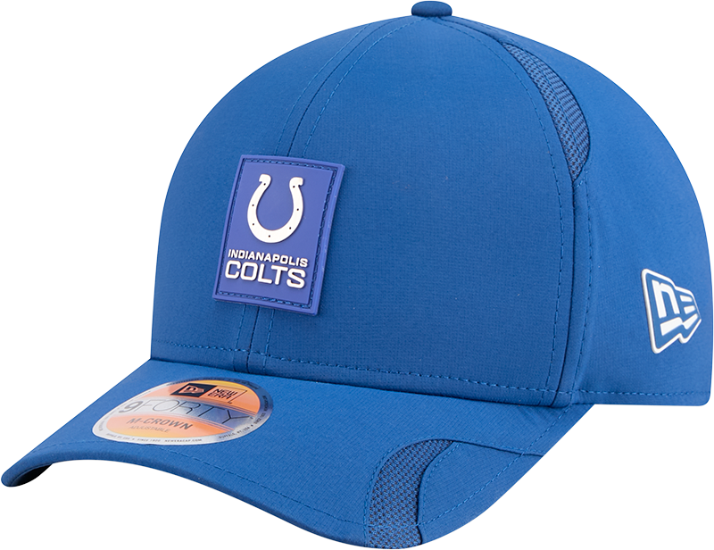 Indianapolis Colts 2025 Sideline Hot Weather 9FORTY M-Crown Snapback Hat