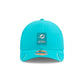 Miami Dolphins 2025 Sideline Hot Weather 9FORTY M-Crown Snapback Hat