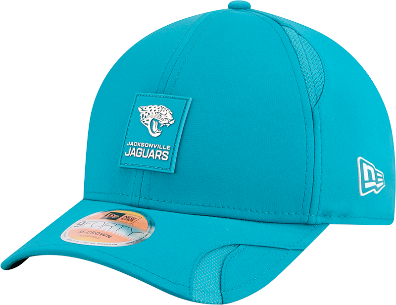 Jacksonville Jaguars 2025 Sideline Hot Weather 9FORTY M-Crown Snapback Hat