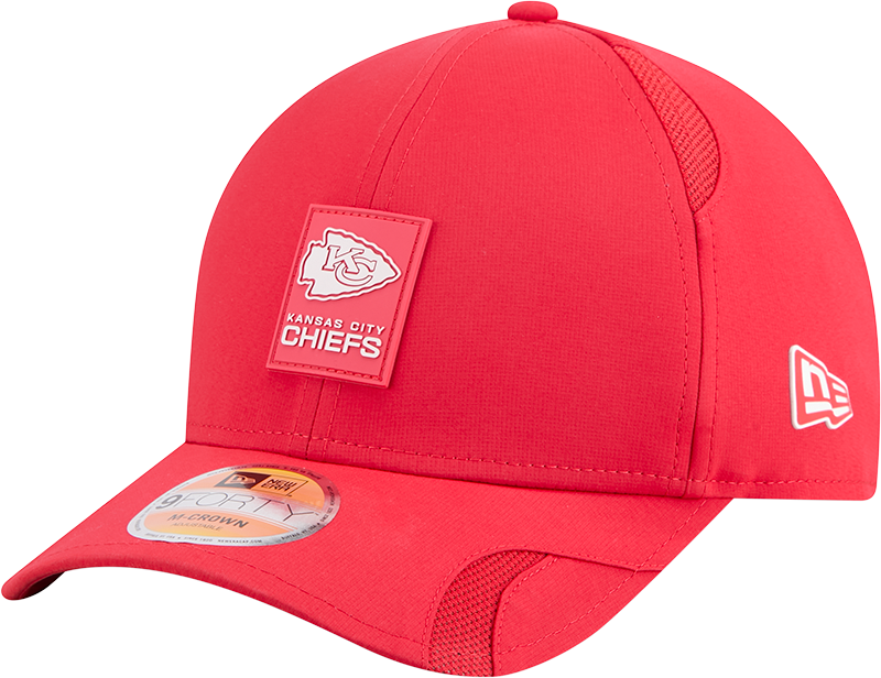 Kansas City Chiefs 2025 Sideline Hot Weather 9FORTY M-Crown Snapback Hat