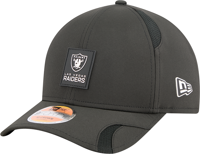 Las Vegas Raiders 2025 Sideline Hot Weather 9FORTY M-Crown Snapback Hat