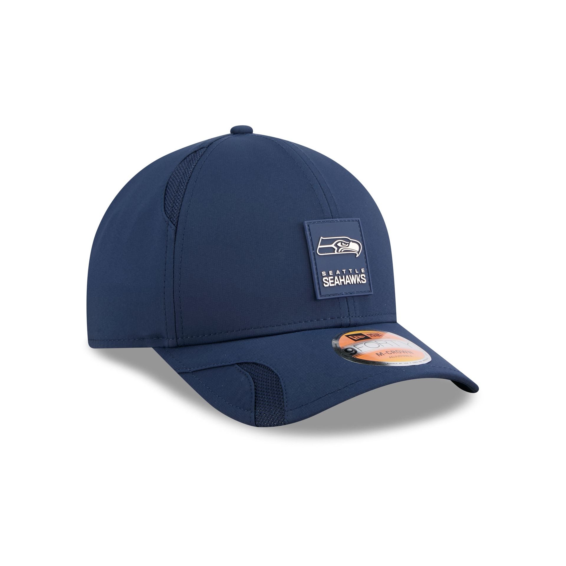 Seattle Seahawks 2025 Sideline Hot Weather 9FORTY M-Crown Snapback Hat