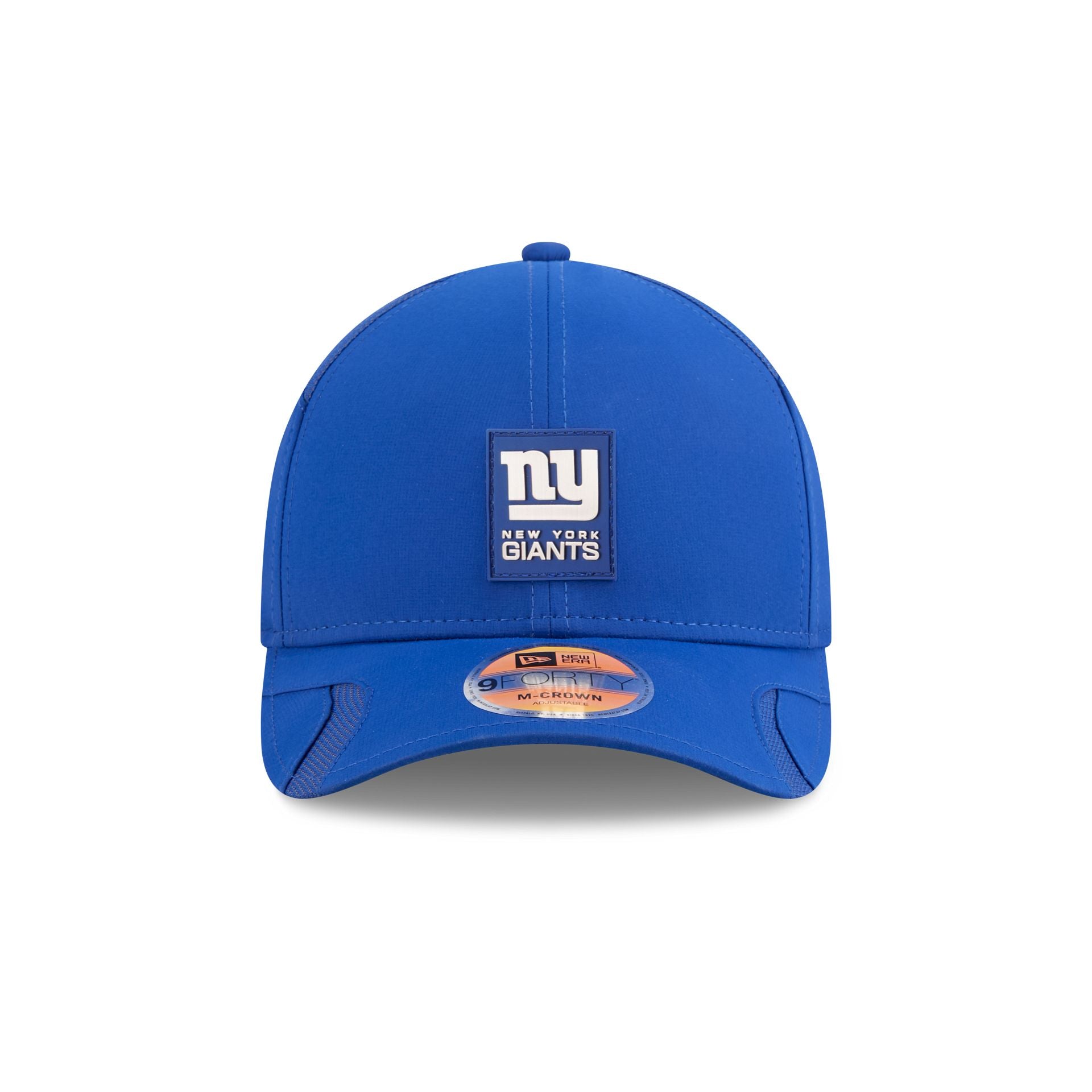 New York Giants 2025 Sideline Hot Weather 9FORTY M-Crown Snapback Hat