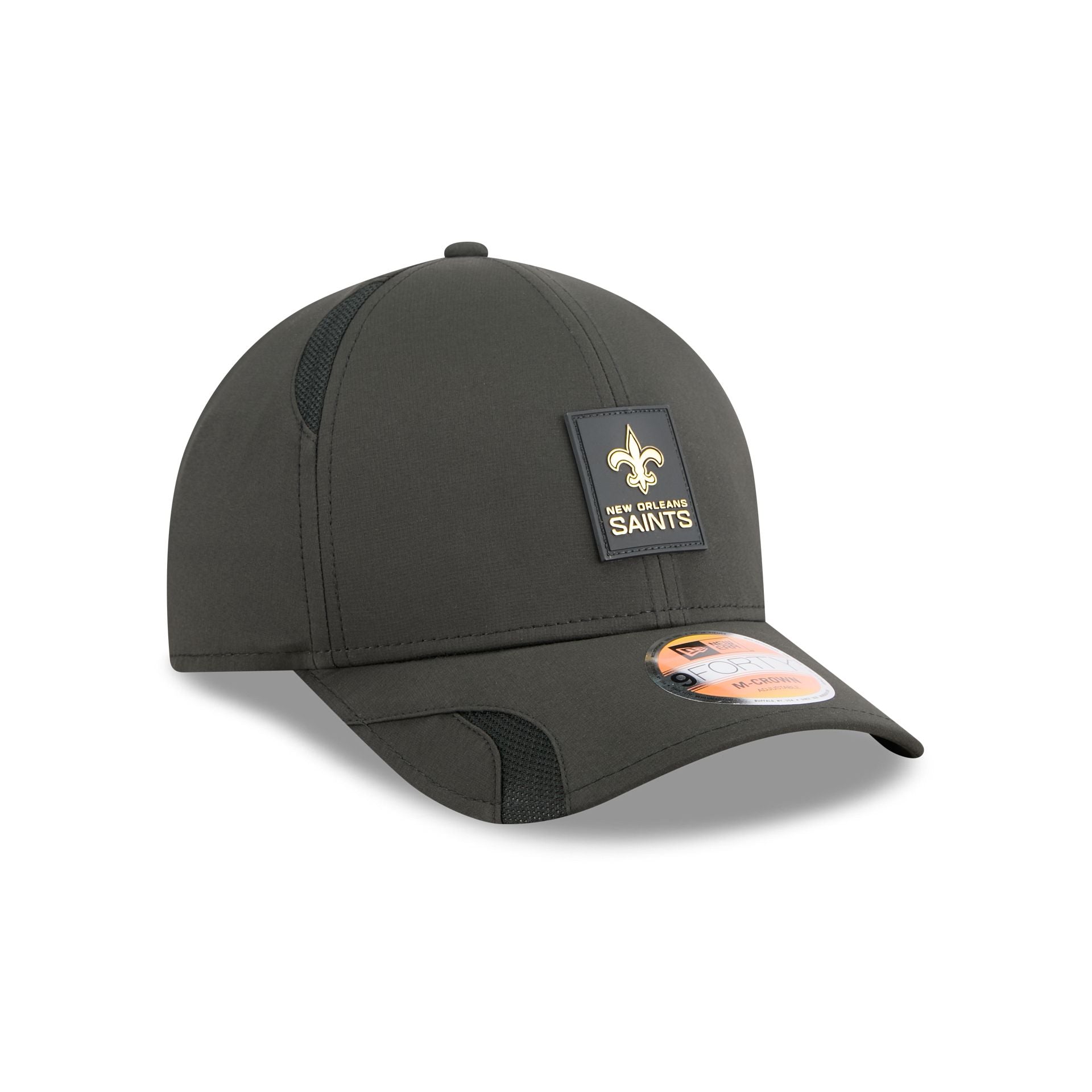 New Orleans Saints 2025 Sideline Hot Weather 9FORTY M-Crown Snapback Hat