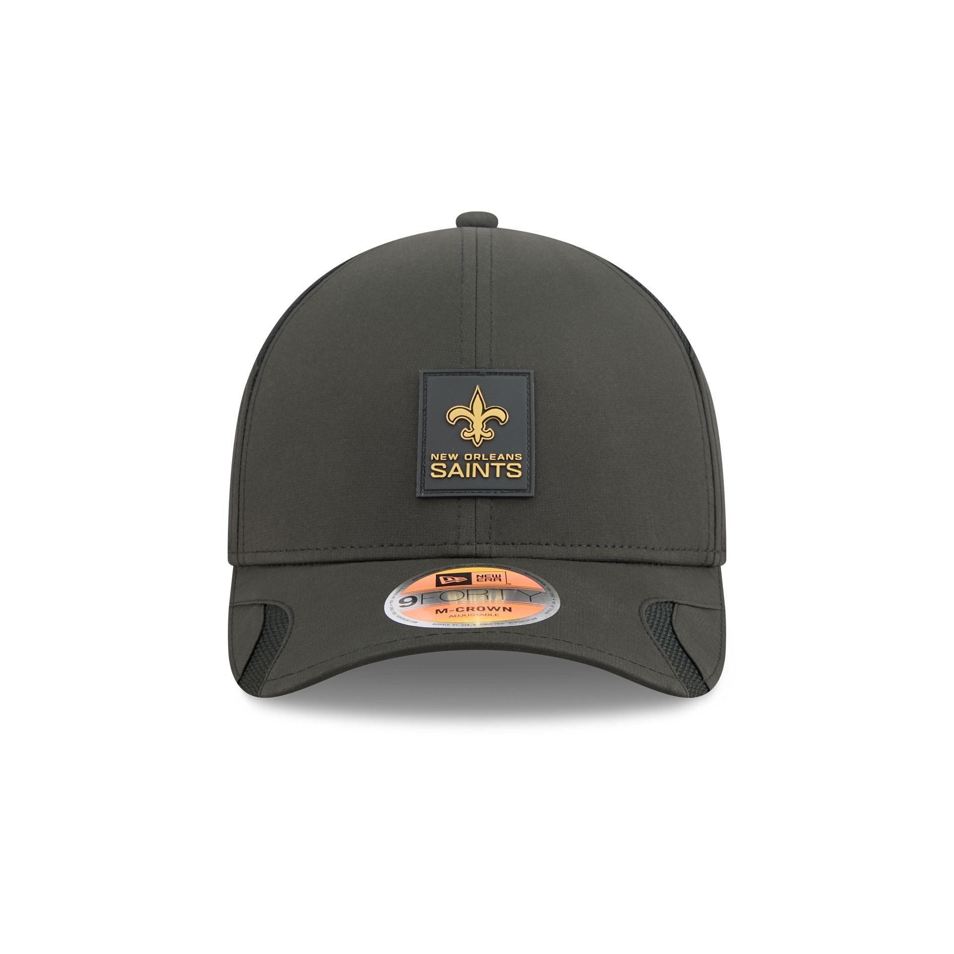 New Orleans Saints 2025 Sideline Hot Weather 9FORTY M-Crown Snapback Hat
