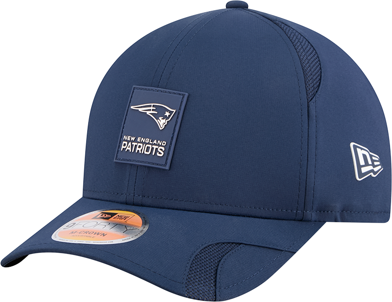 New England Patriots 2025 Sideline Hot Weather 9FORTY M-Crown Snapback Hat