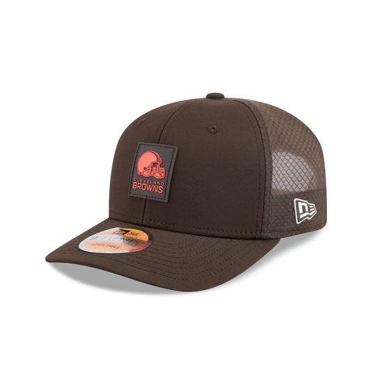 Cleveland Browns 2025 Sideline Hot Weather 9SEVENTY Trucker Hat - New Era Cap