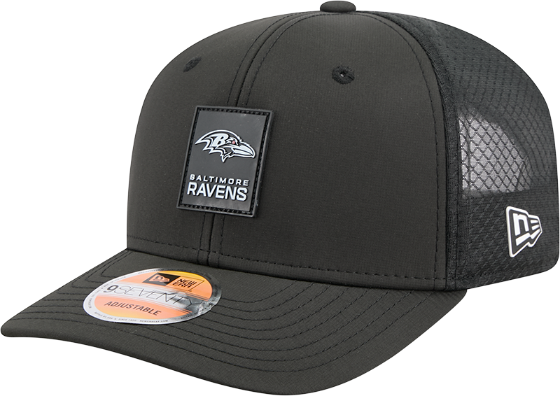 Baltimore Ravens 2025 Sideline Hot Weather 9SEVENTY Trucker Hat