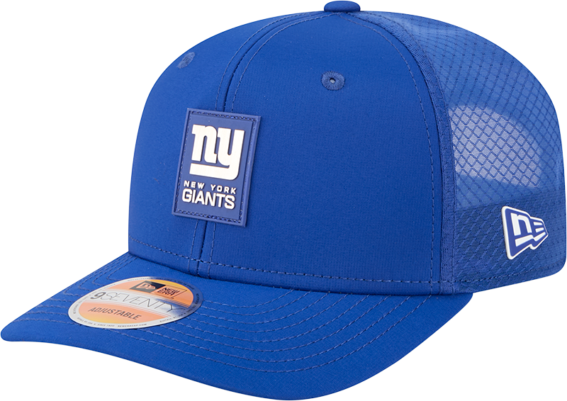 New York Giants 2025 Sideline Hot Weather 9SEVENTY Trucker Hat