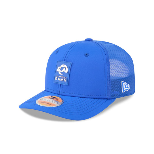 Los Angeles Rams 2025 Sideline Hot Weather 9SEVENTY Trucker Hat - New Era Cap