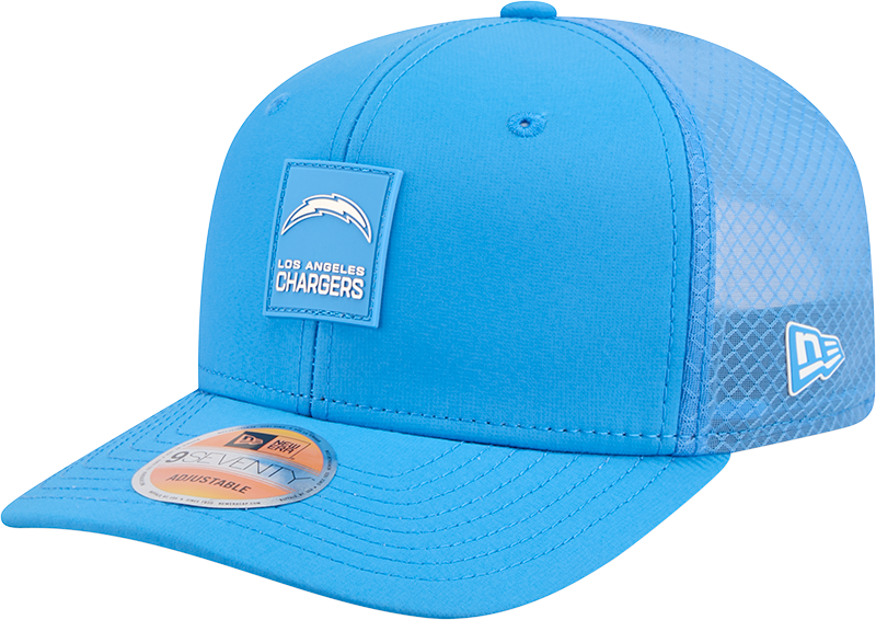 Los Angeles Chargers 2025 Sideline Hot Weather 9SEVENTY Trucker Hat