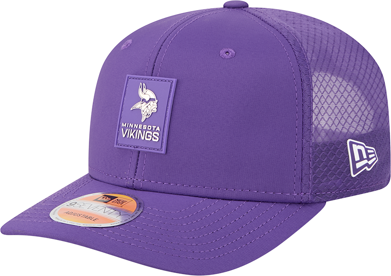 Minnesota Vikings 2025 Sideline Hot Weather 9SEVENTY Trucker Hat