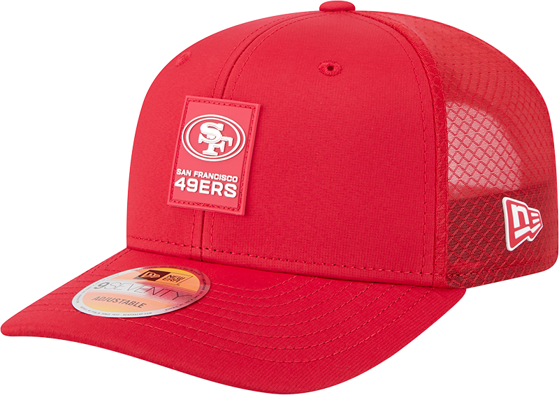 San Francisco 49ers 2025 Sideline Hot Weather 9SEVENTY Trucker Hat