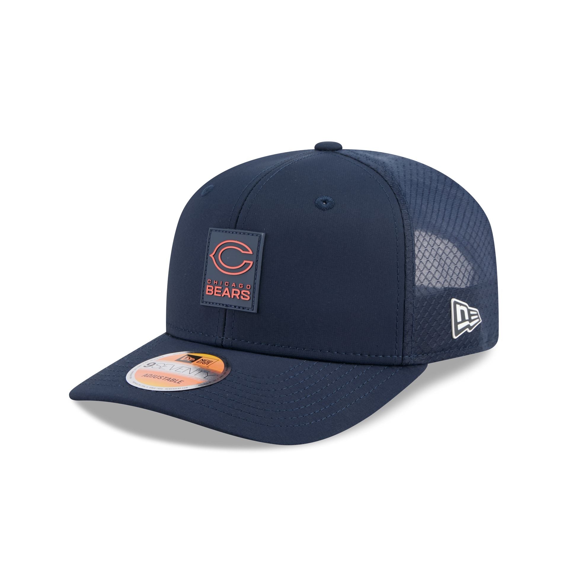 Chicago Bears 2025 Sideline Hot Weather 9SEVENTY Trucker Hat