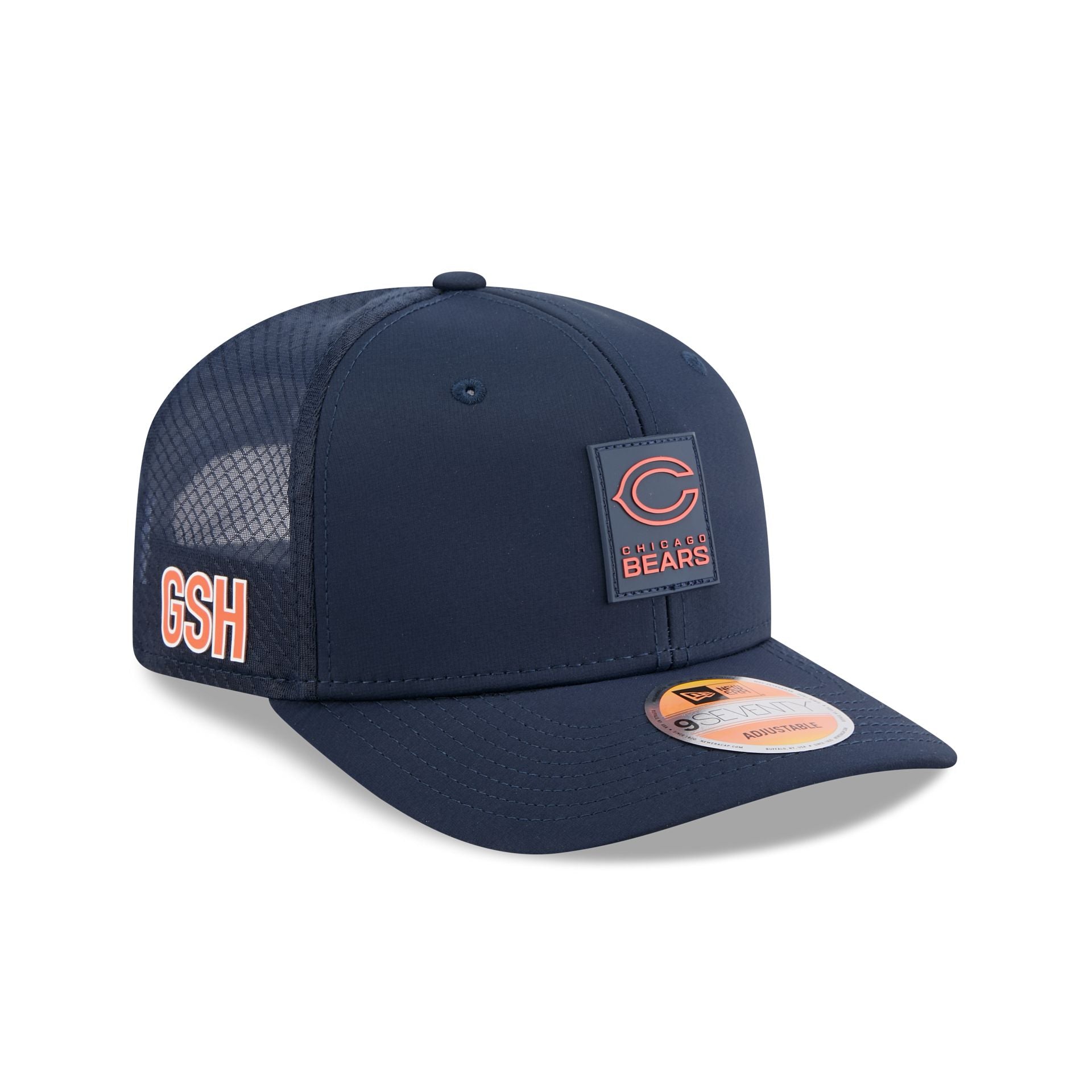 Chicago Bears 2025 Sideline Hot Weather 9SEVENTY Trucker Hat