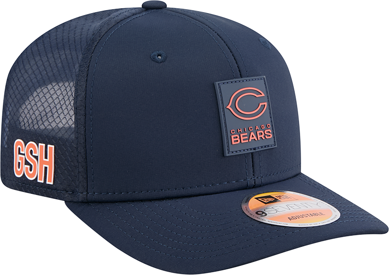 Chicago Bears 2025 Sideline Hot Weather 9SEVENTY Trucker Hat