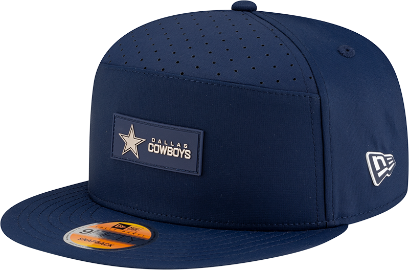 Dallas Cowboys 2025 Sideline Hot Weather Split Panel 9FIFTY Snapback Hat