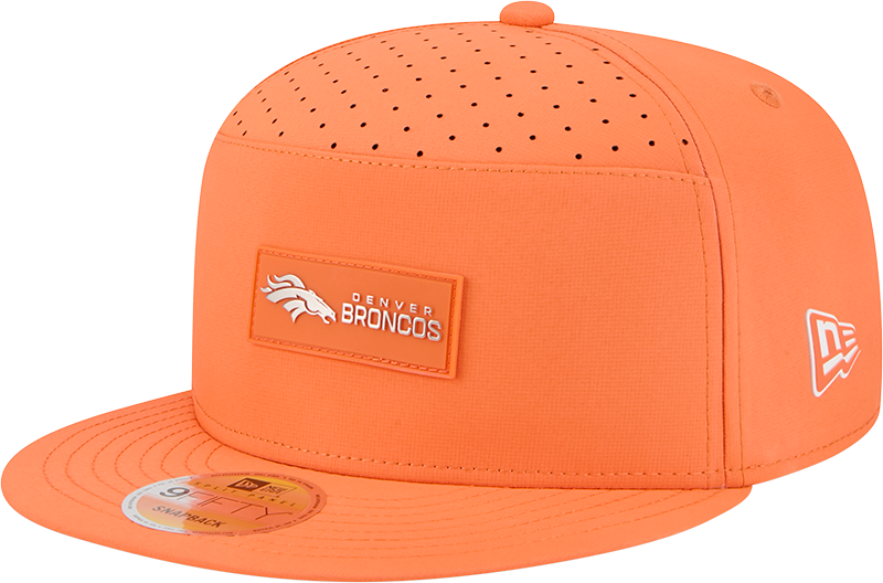 Denver Broncos 2025 Sideline Hot Weather Split Panel 9FIFTY Snapback Hat