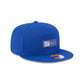 New York Giants 2025 Sideline Hot Weather Split Panel 9FIFTY Snapback Hat