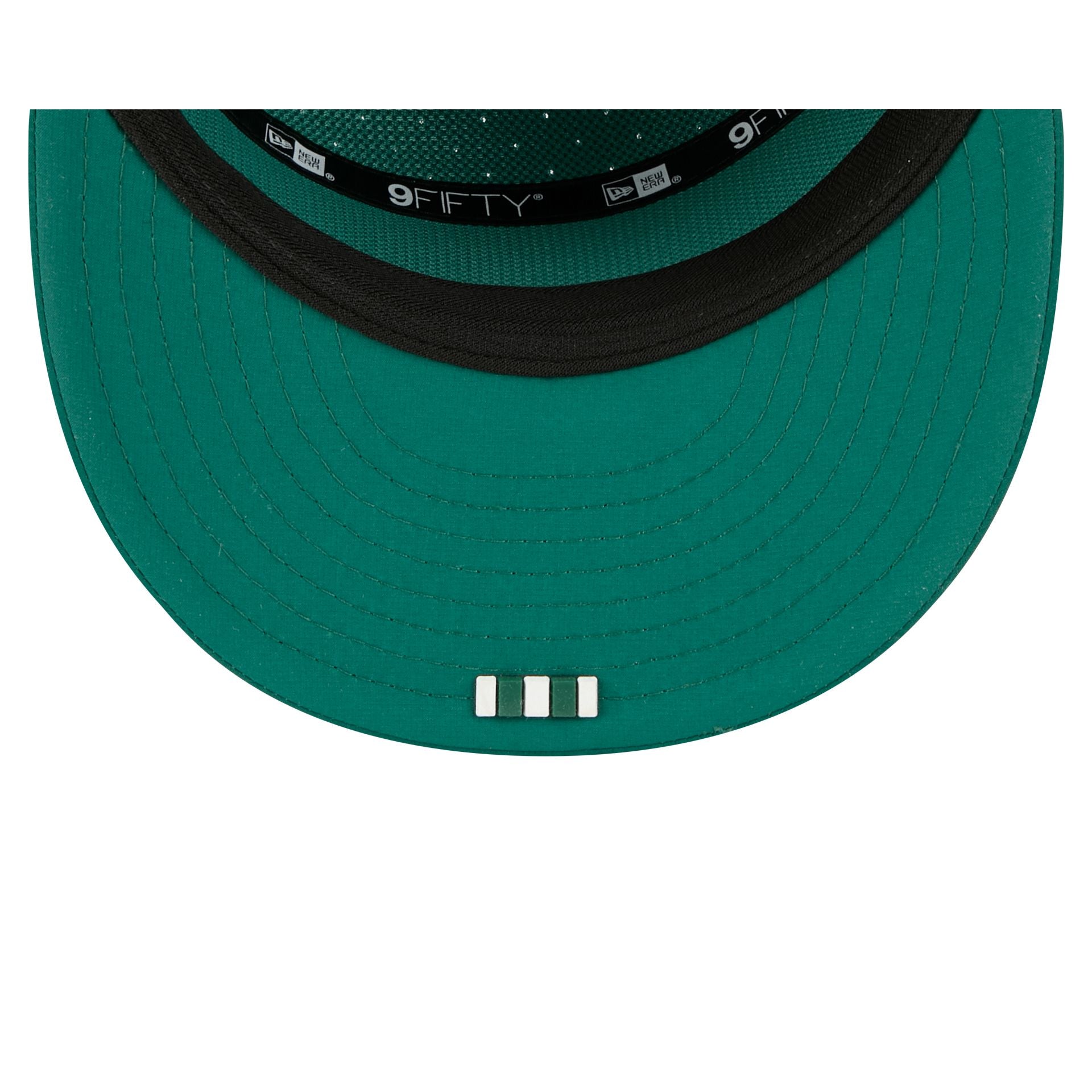 New York Jets 2025 Sideline Hot Weather Split Panel 9FIFTY Snapback Hat