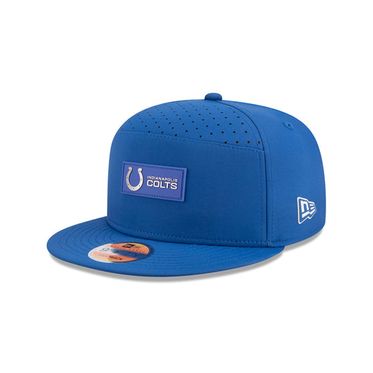 Indianapolis Colts 2025 Sideline Hot Weather Split Panel 9FIFTY Snapback Hat - New Era Cap