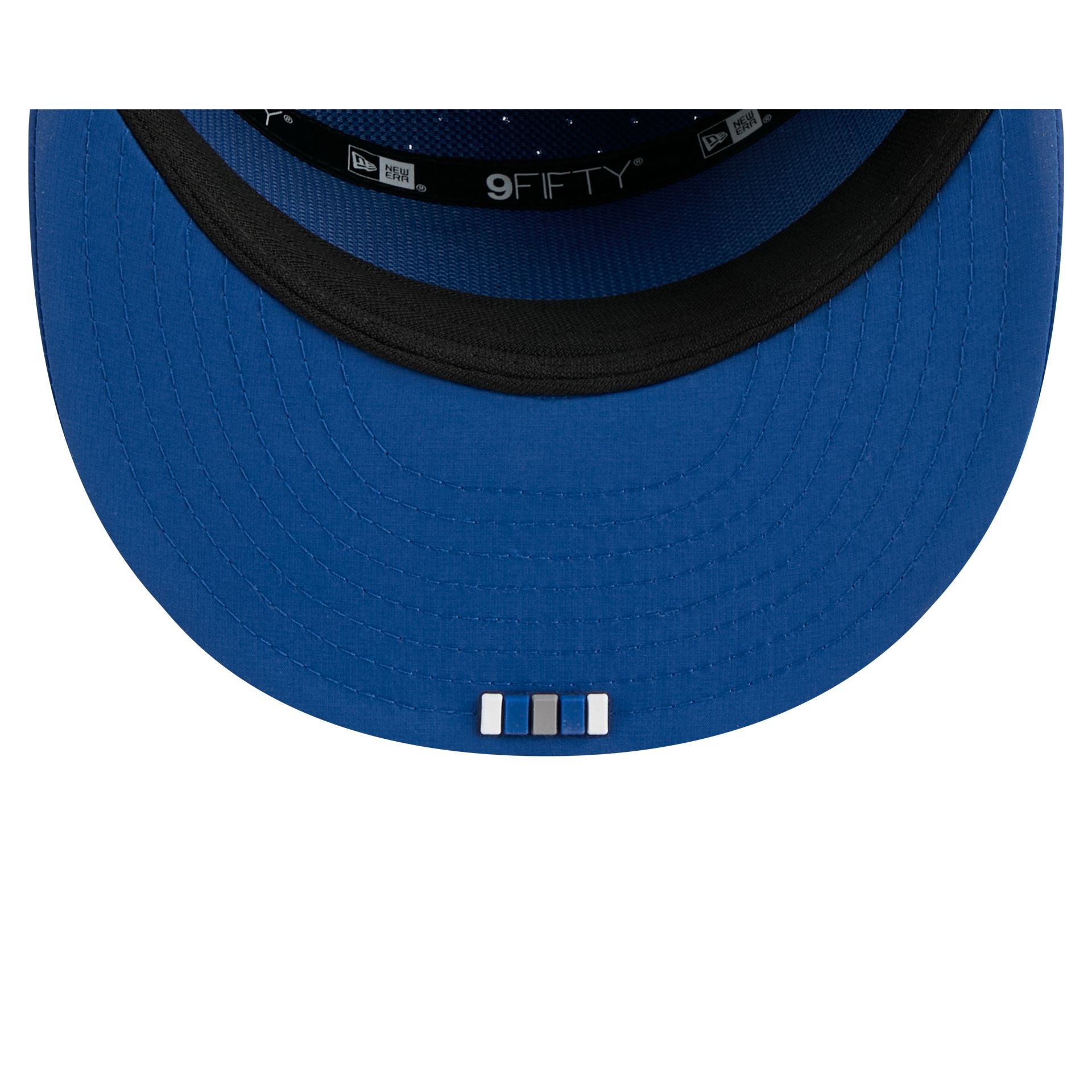 Indianapolis Colts 2025 Sideline Hot Weather Split Panel 9FIFTY Snapback Hat