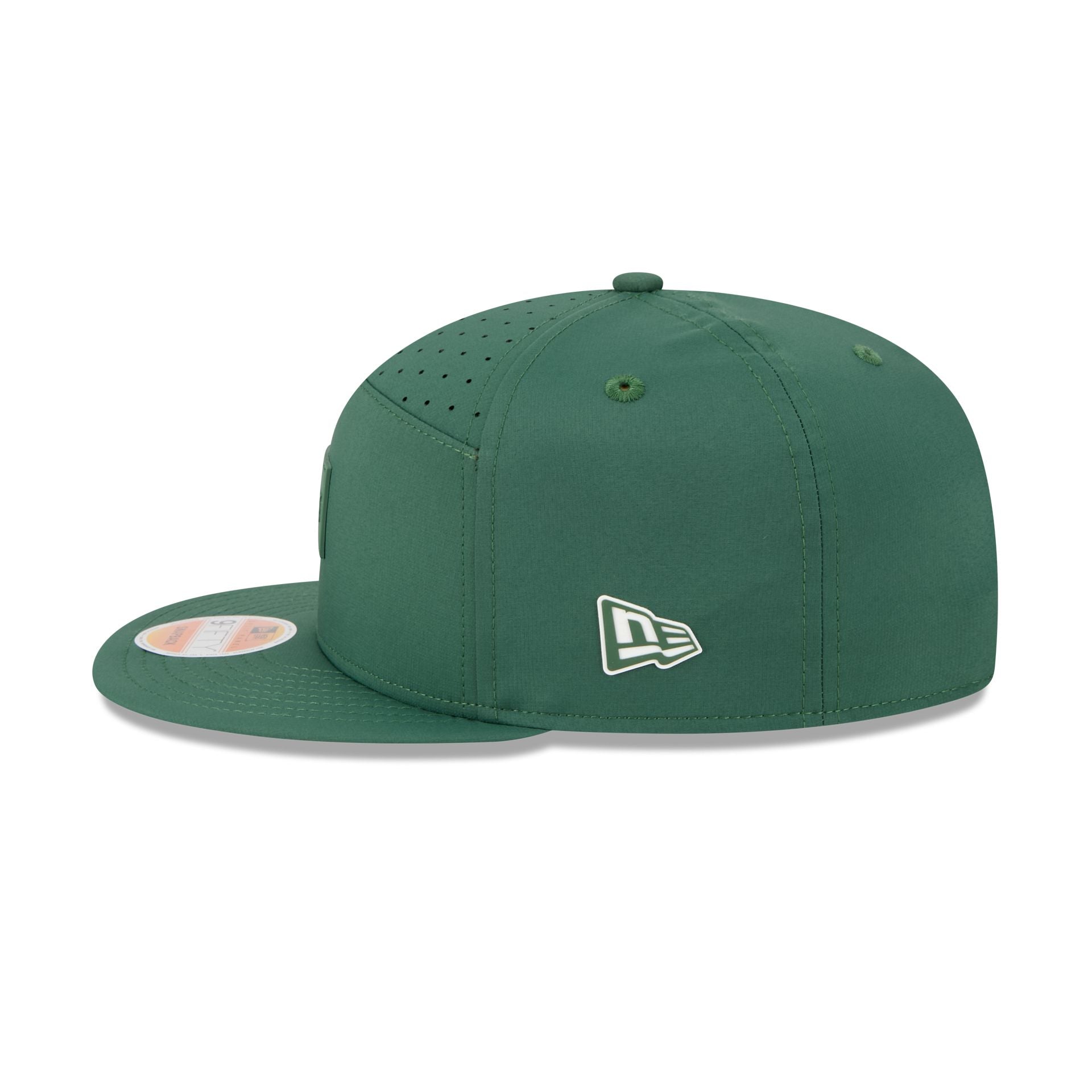 Green Bay Packers 2025 Sideline Hot Weather Split Panel 9FIFTY Snapback Hat