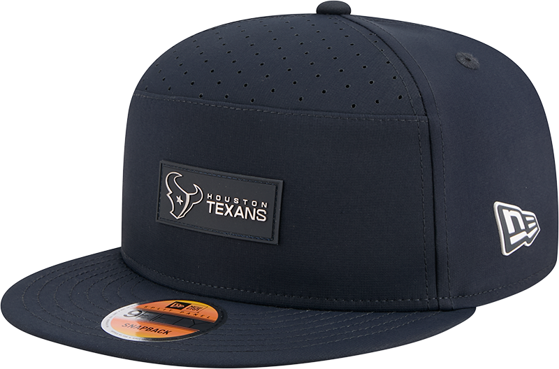 Houston Texans 2025 Sideline Hot Weather Split Panel 9FIFTY Snapback Hat