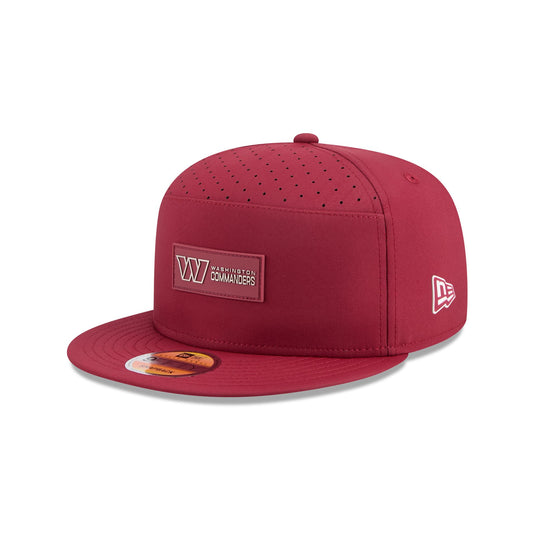 Washington Commanders 2025 Sideline Hot Weather Split Panel 9FIFTY Snapback Hat - New Era Cap