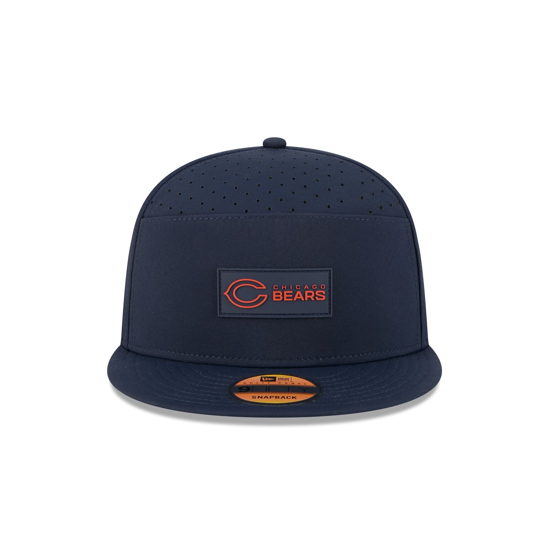 Chicago Bears 2025 Sideline Hot Weather Split Panel 9FIFTY Snapback Hat