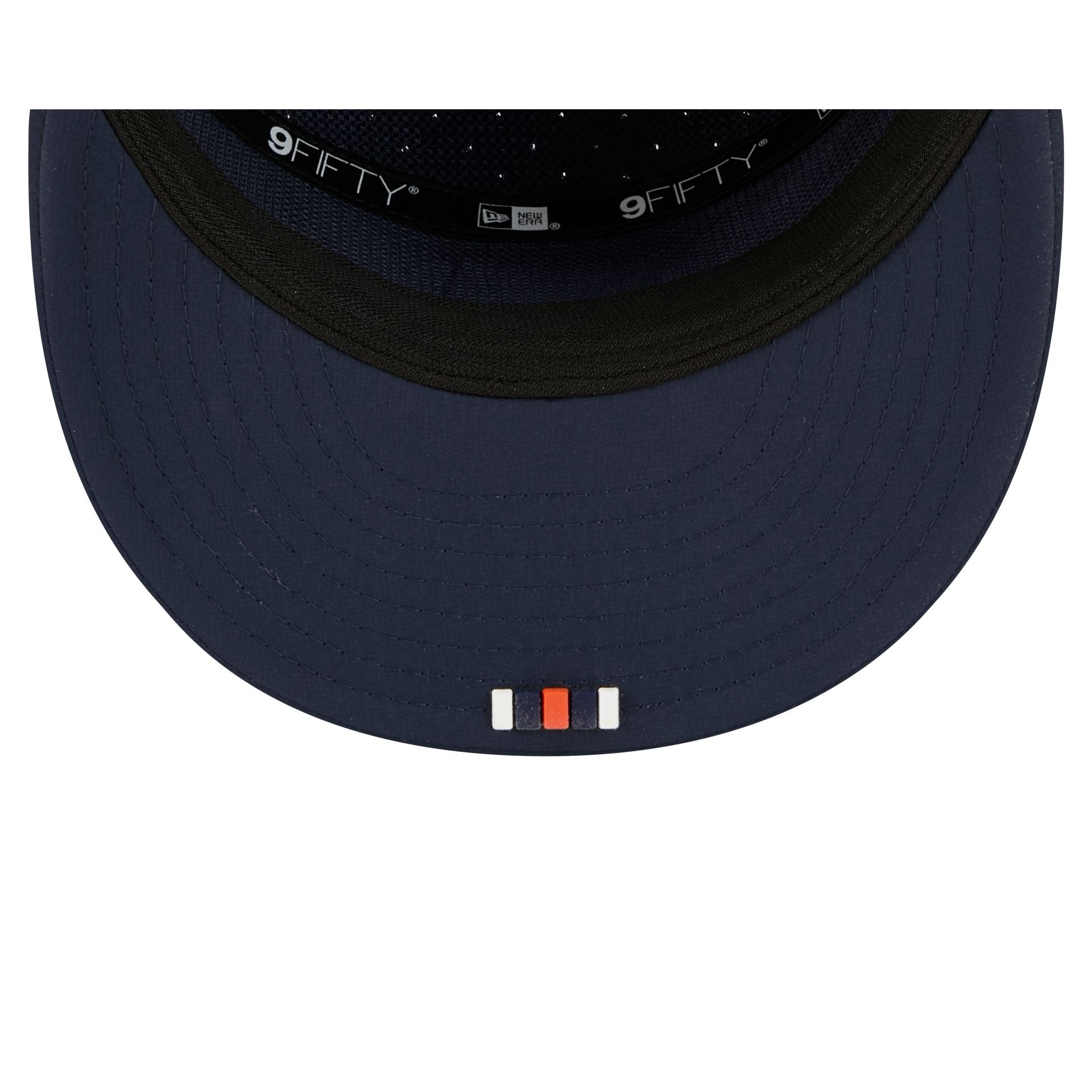 Chicago Bears 2025 Sideline Hot Weather Split Panel 9FIFTY Snapback Hat