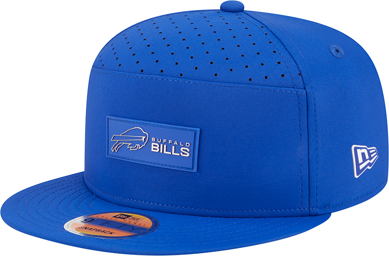 Buffalo Bills 2025 Sideline Hot Weather Split Panel 9FIFTY Snapback Hat