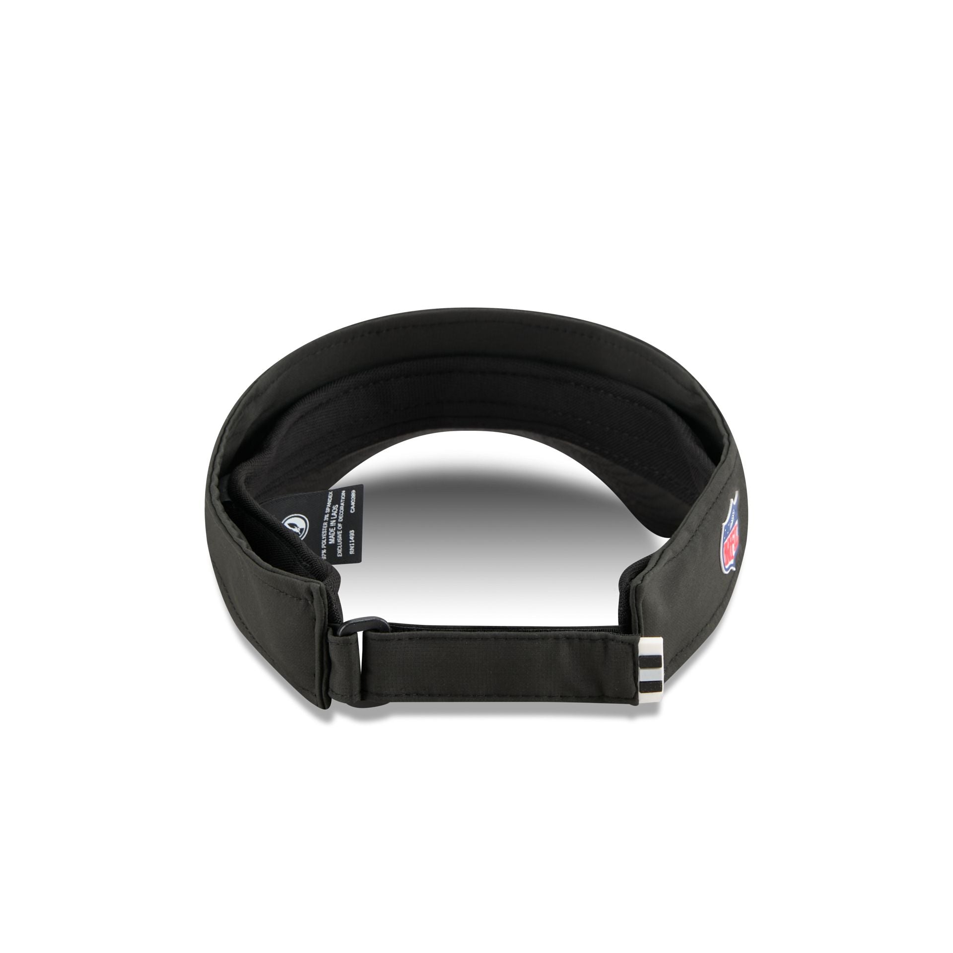 Las Vegas Raiders 2025 Sideline Hot Weather Visor Adjustable Hat