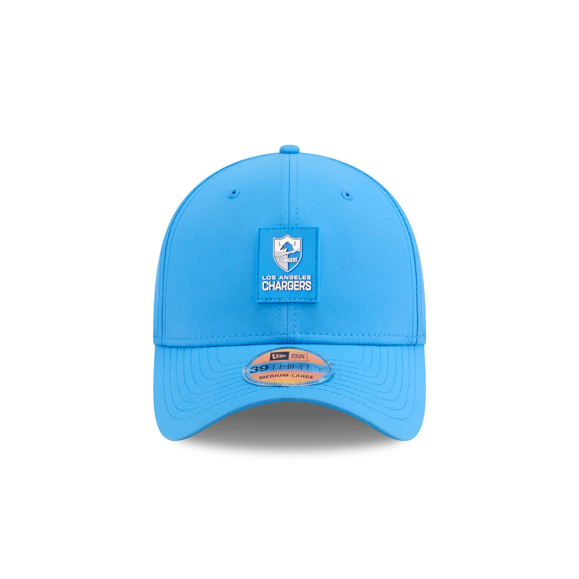 Los Angeles Chargers 2025 Sideline Hot Weather Historic 39THIRTY Stretch Fit Hat