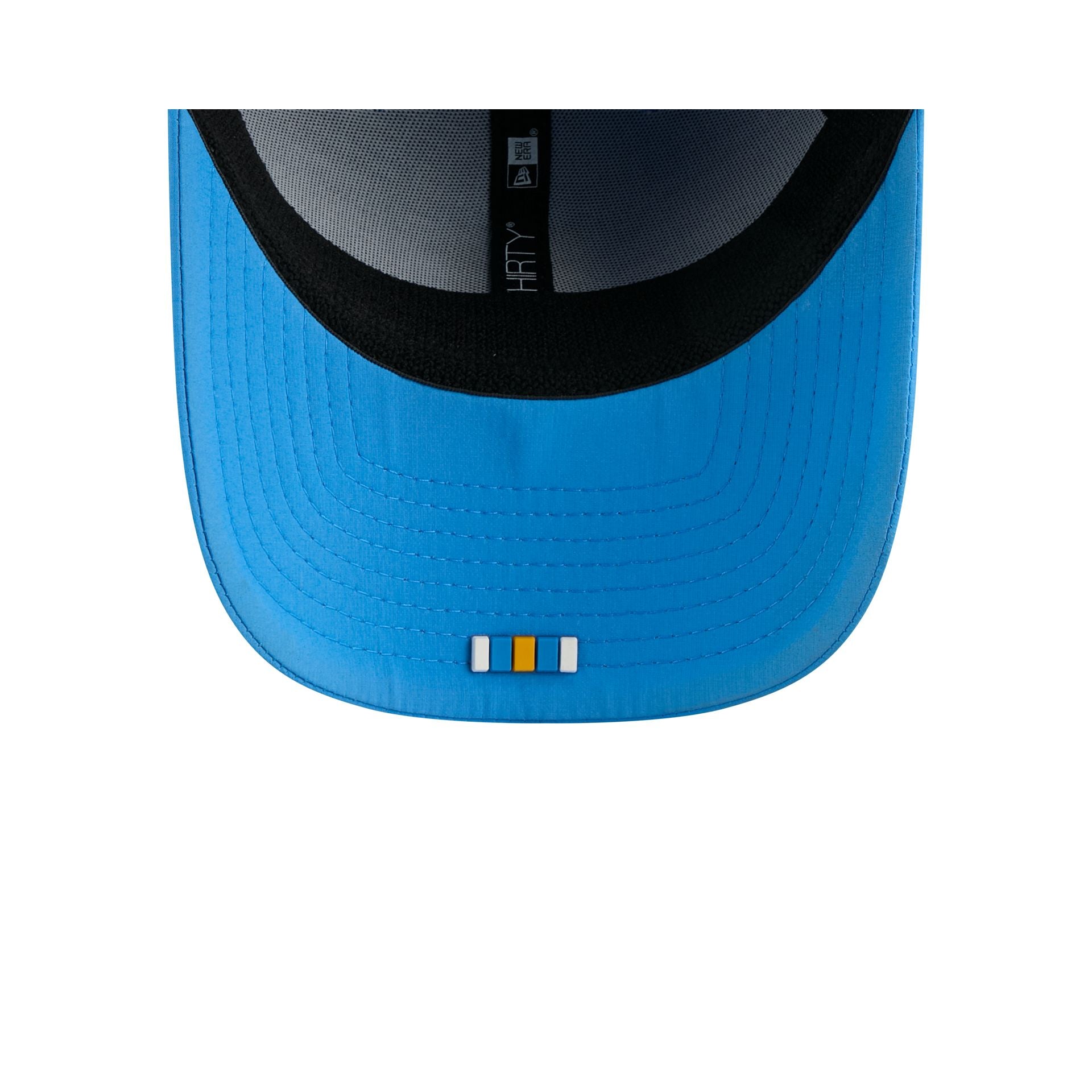 Los Angeles Chargers 2025 Sideline Hot Weather Historic 39THIRTY Stretch Fit Hat