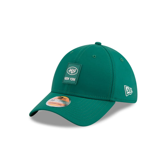 New York Jets 2025 Sideline Hot Weather Historic 39THIRTY Stretch Fit Hat - New Era Cap