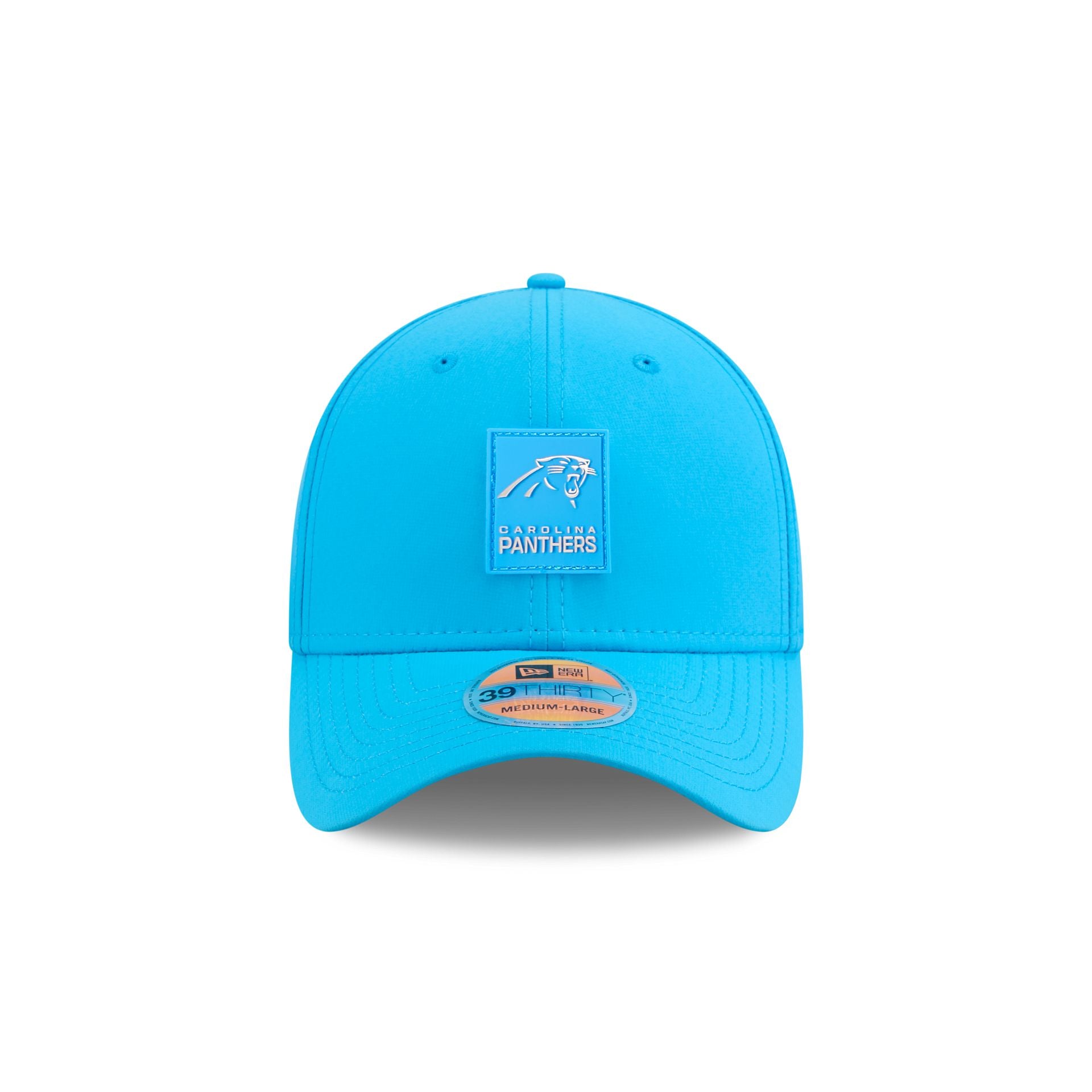 Carolina Panthers 2025 Sideline Hot Weather 39THIRTY Stretch Fit Hat