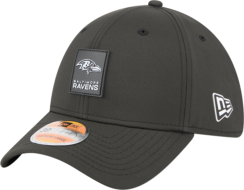 Baltimore Ravens 2025 Sideline Hot Weather 39THIRTY Stretch Fit Hat