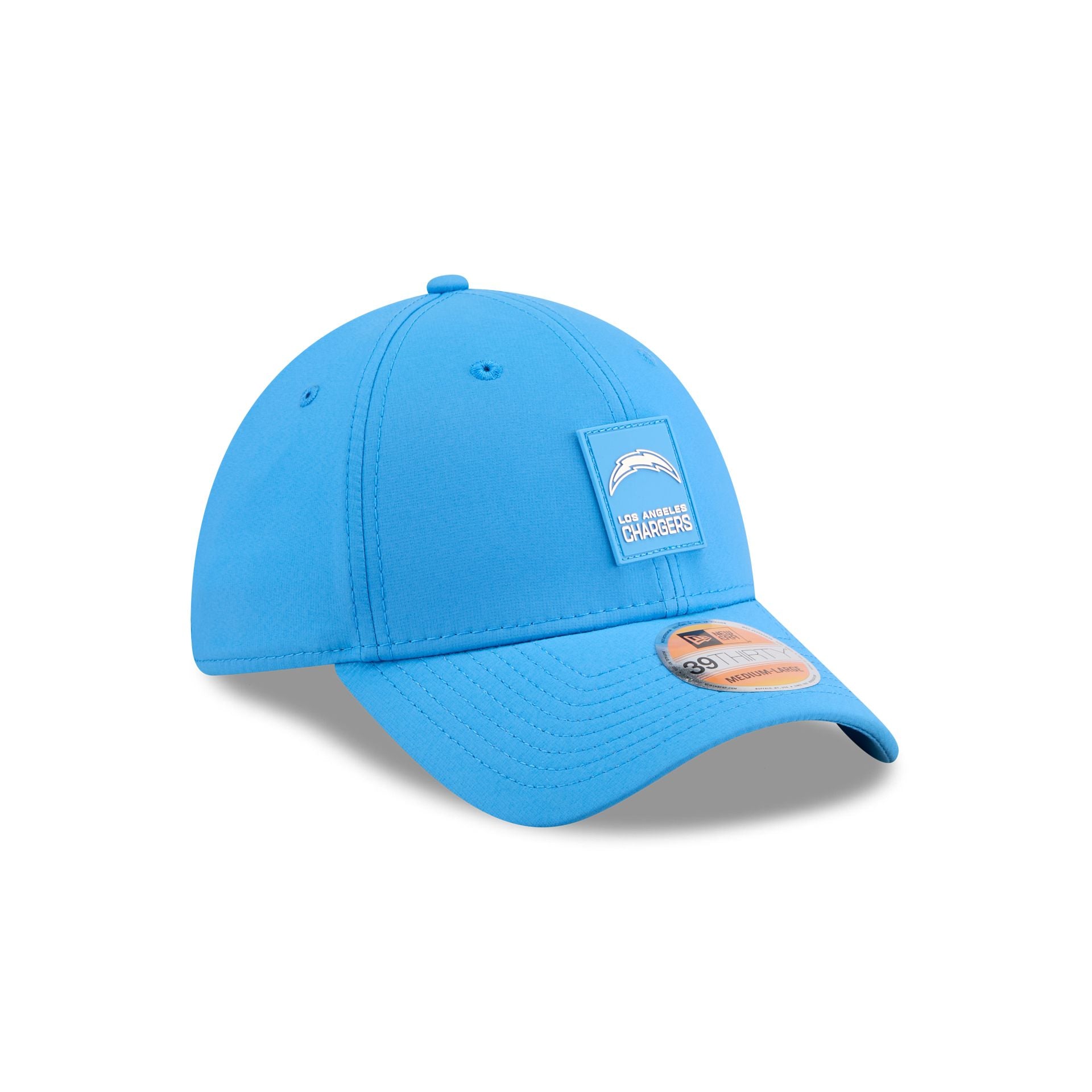 Los Angeles Chargers 2025 Sideline Hot Weather 39THIRTY Stretch Fit Hat