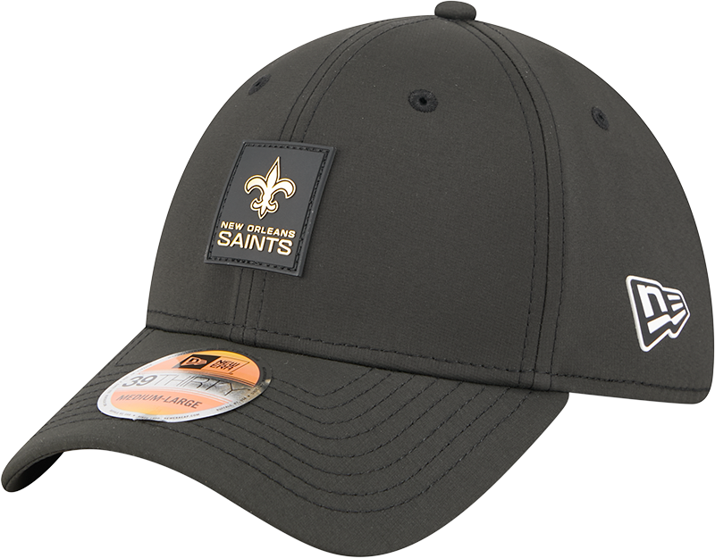 New Orleans Saints 2025 Sideline Hot Weather 39THIRTY Stretch Fit Hat