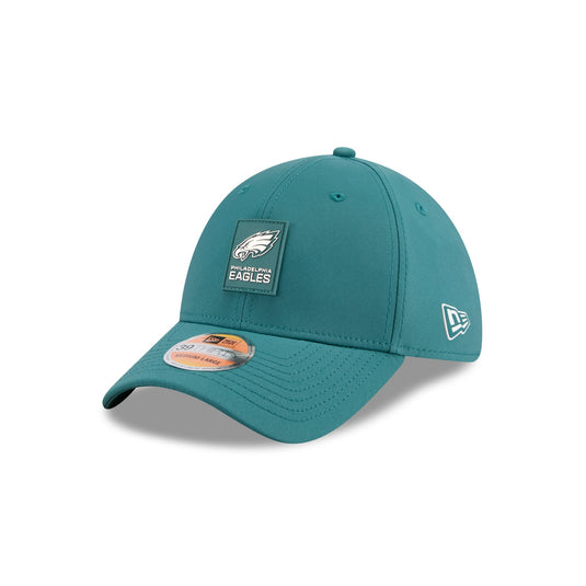 Philadelphia Eagles 2025 Sideline Hot Weather 39THIRTY Stretch Fit Hat - New Era Cap
