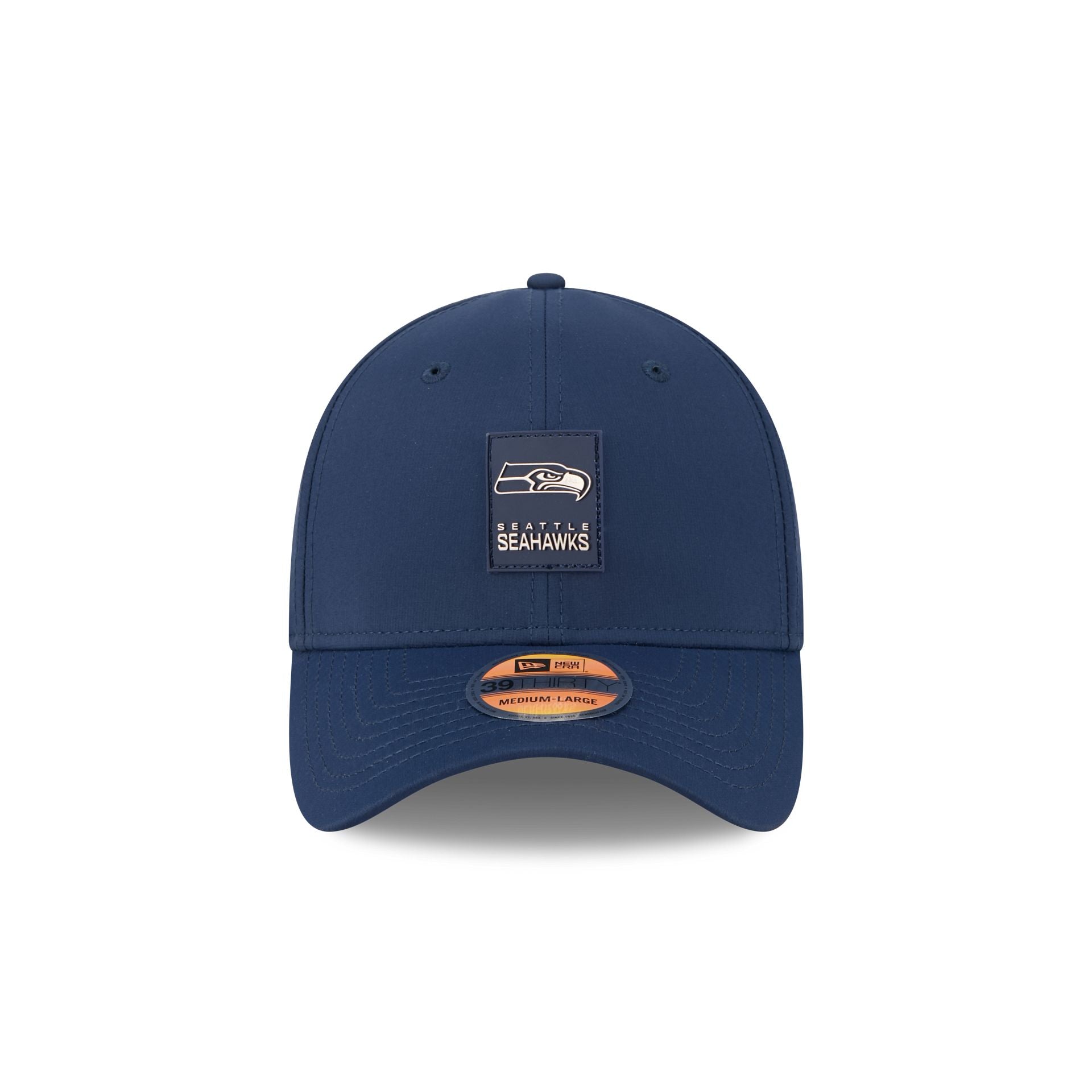 Seattle Seahawks 2025 Sideline Hot Weather 39THIRTY Stretch Fit Hat